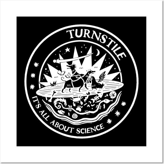 turnstile all about science Wall Art by cenceremet